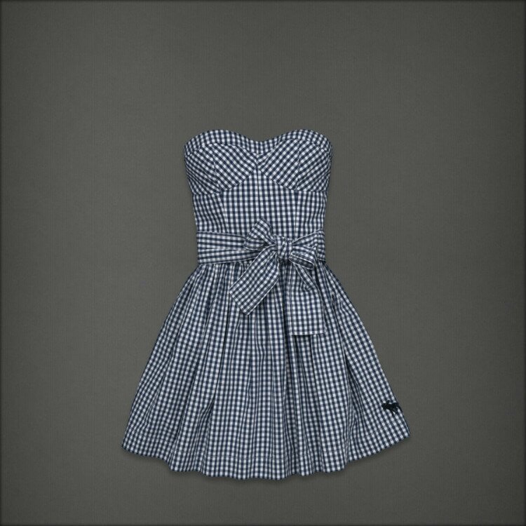 Abercrombie and Fitch Femmes Robe tube Grille en Gris