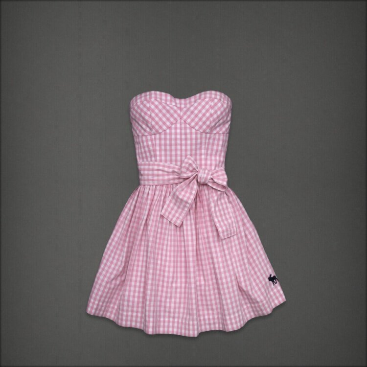 Abercrombie and Fitch Femmes Robe tube Grille en Rosa