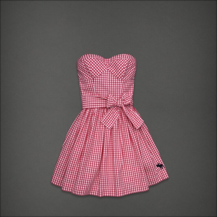 Abercrombie and Fitch Femmes Robe tube Grille en Rose