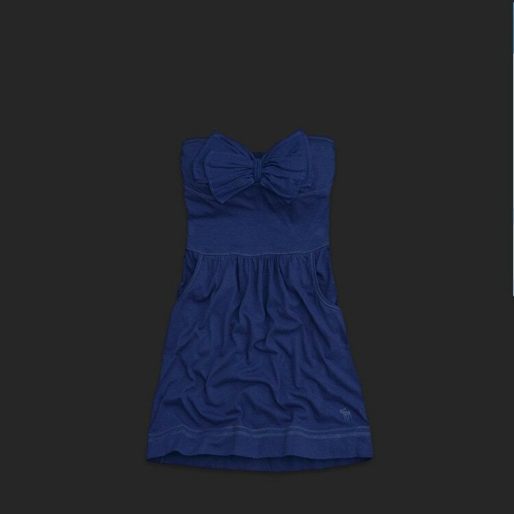 Bowknot Abercrombie and Fitch Femmes Robe tube en Bleu