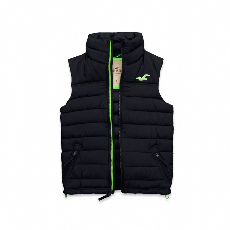 Hollister Homme 5395 Doudoune sans manches saphir