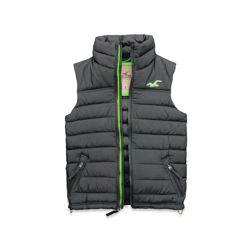 Hollister Homme 5388 Doudoune sans manches gris