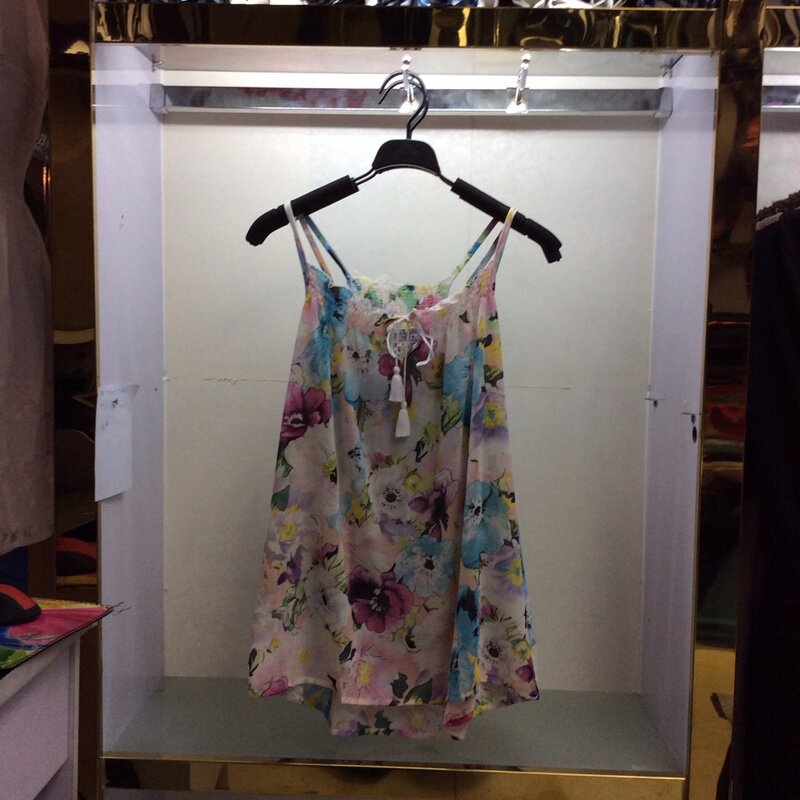 coloré Grand Fleur A&F Femmes Robe en Lumière Rosa