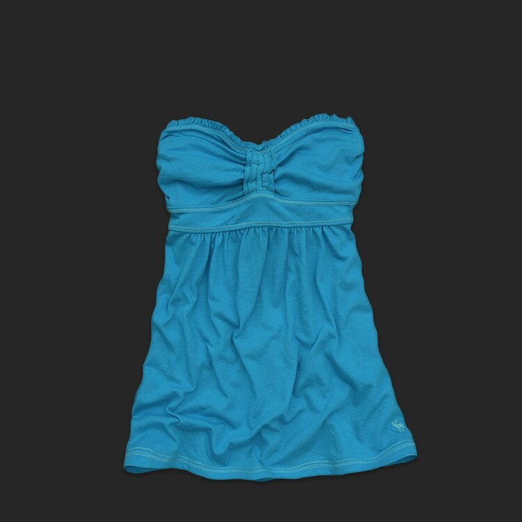 Mignon Abercrombie and Fitch Femmes Robe tube Grille en Bleu
