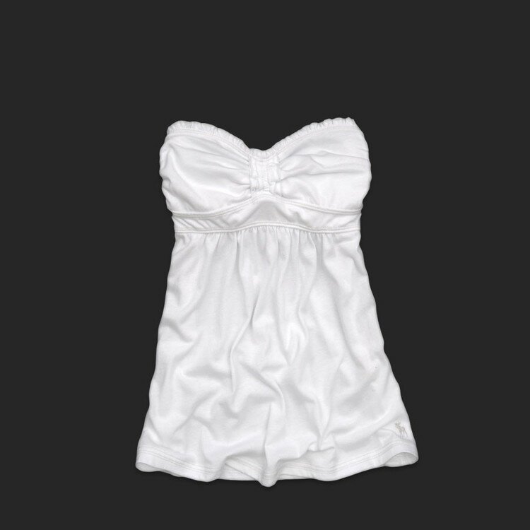 Mignon Abercrombie and Fitch Femmes Robe tube Grille en Blanc