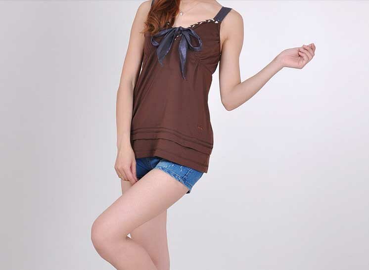 Mignon and Simple A&F Femmes Nouveau Robe en Brun