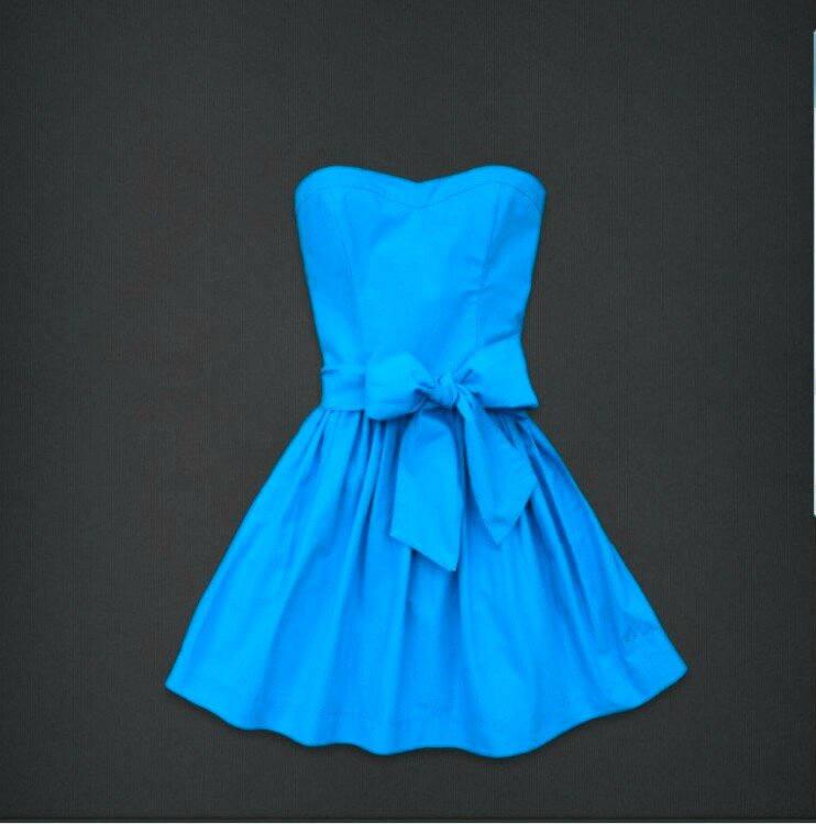 Fashional Abercrombie and Fitch Femmes Robe tube en Ciel Bleu