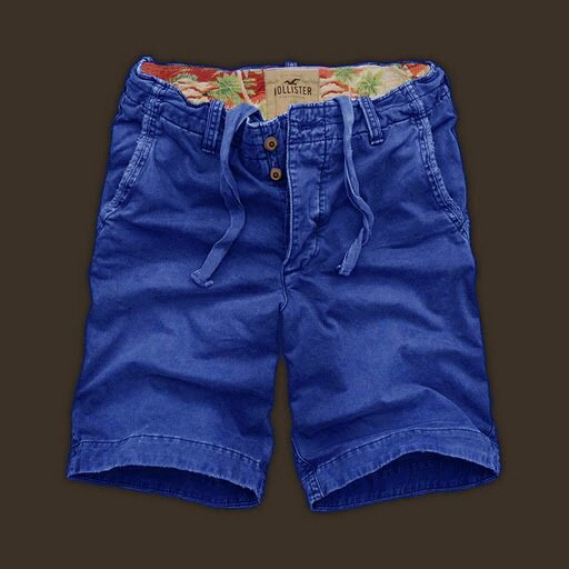 Hollister Homme 6134 Loisir Court azur