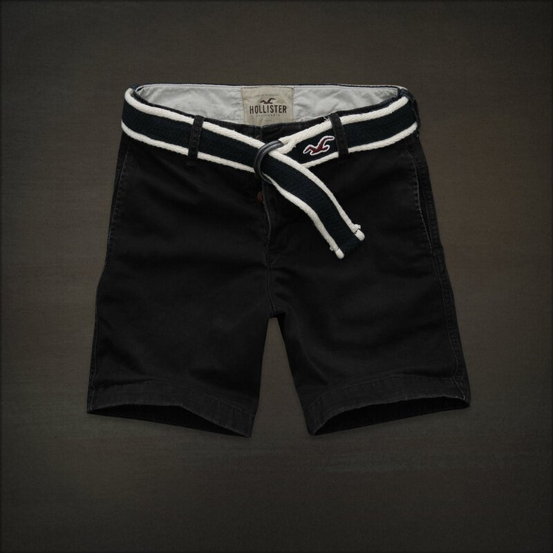 Hollister Homme 6144 Loisir Court noir