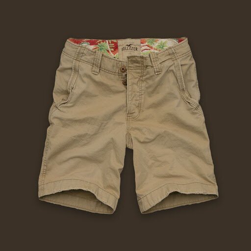 Hollister Homme 6138 Loisir Court kaki