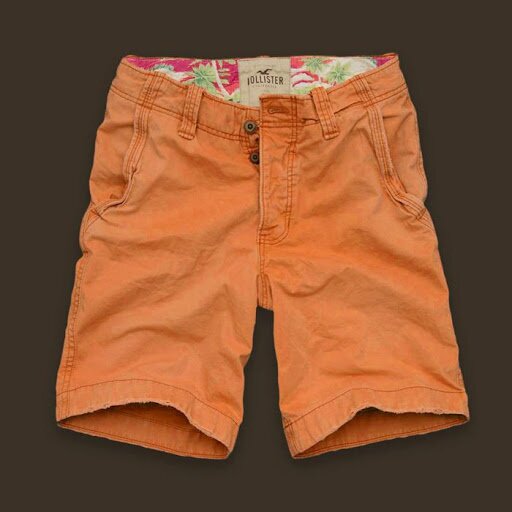 Hollister Homme 6132 Loisir Court mandarine
