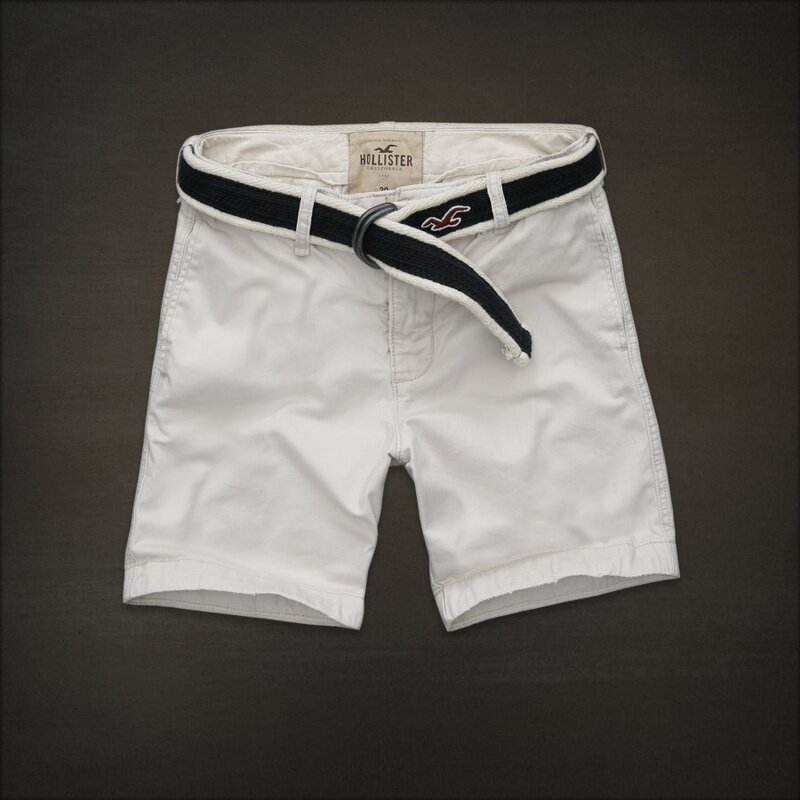 Hollister Homme 6141 Loisir Court blanc