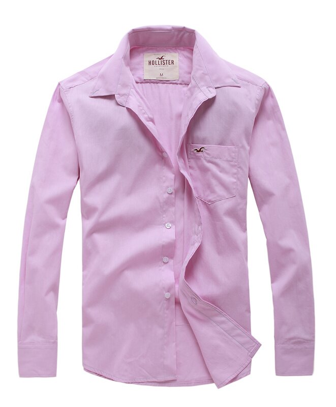 Hollister Homme 6162 Chemise poudre violette