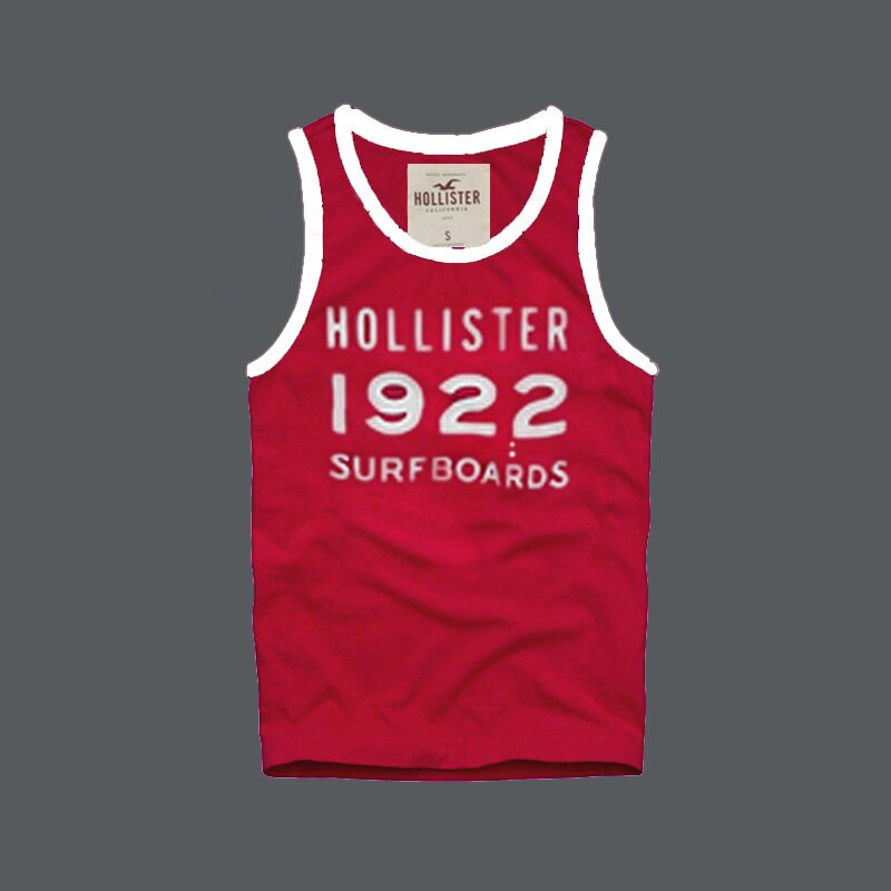Hollister Homme 6153 Débardeur rouge