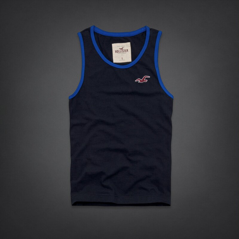 Hollister Homme 6147 Débardeur saphir