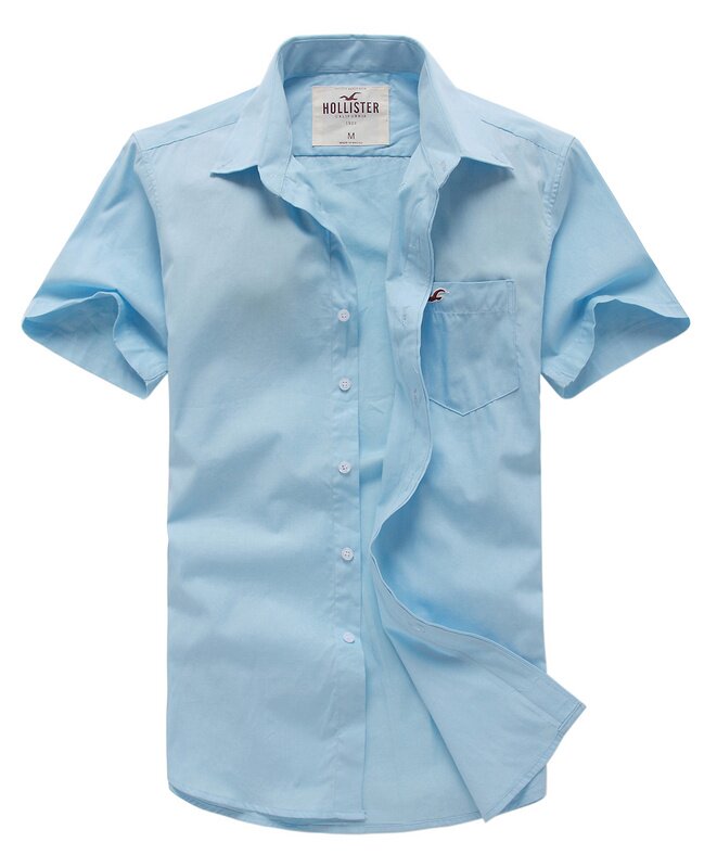 Hollister Homme 6166 Chemise bleu