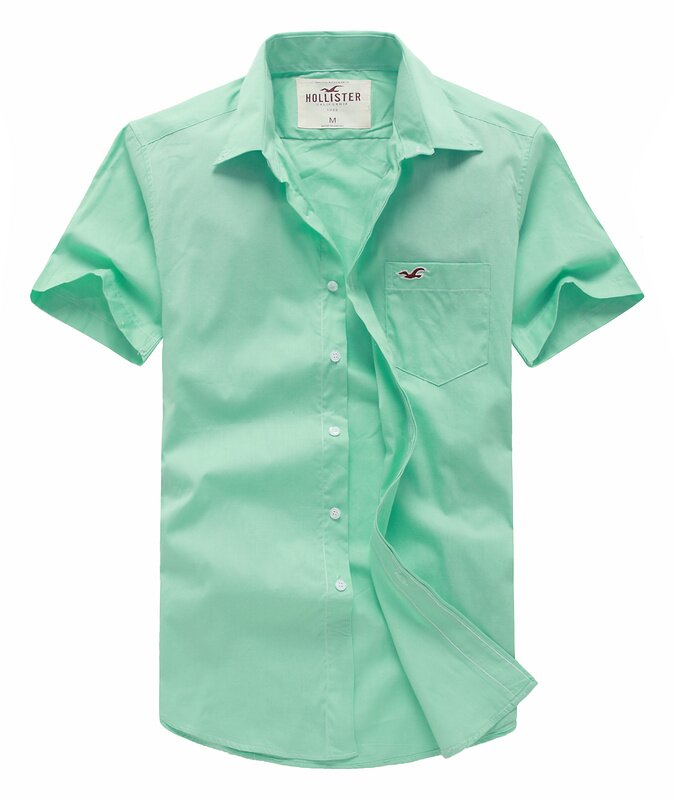Hollister Homme 6169 Chemise vert