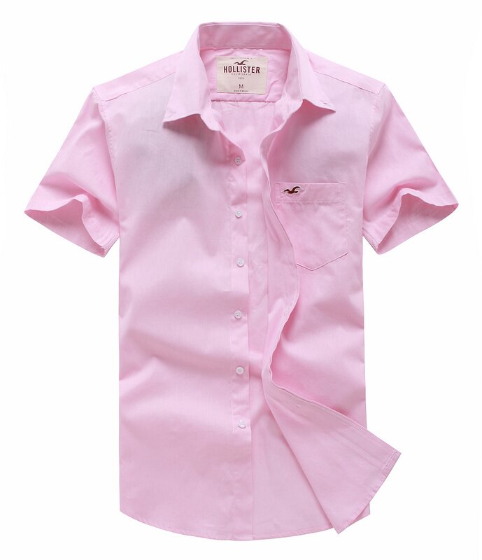Hollister Homme 6168 Chemise rose