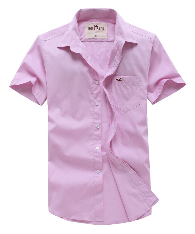 Hollister Homme 6172 Chemise poudre violette