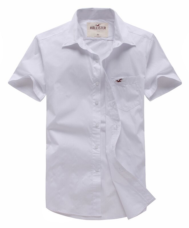 Hollister Homme 6165 Chemise blanc