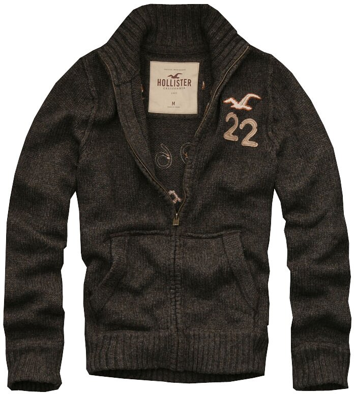 Hollister Homme 6032 Pulls Boutiques à Londres café