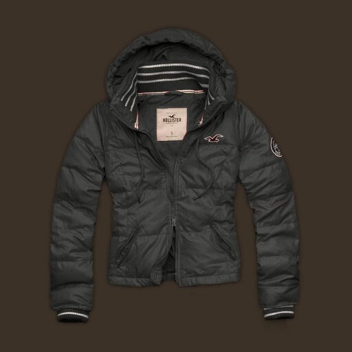 Hollister Femme 6510 Doudoune gris foncé
