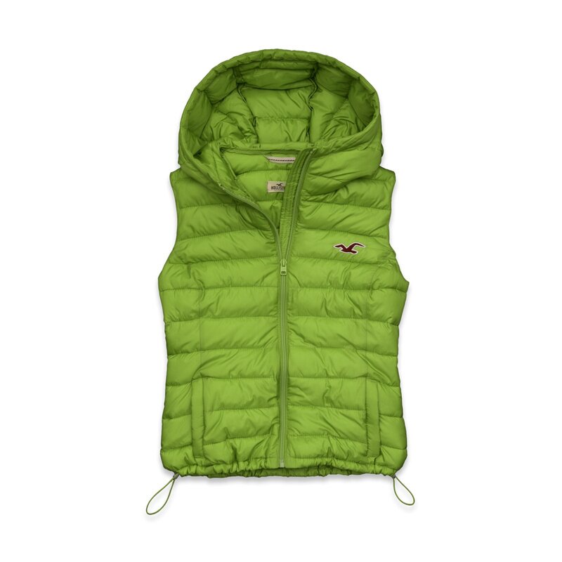 Hollister Femme 6329 Doudoune sans manches vert