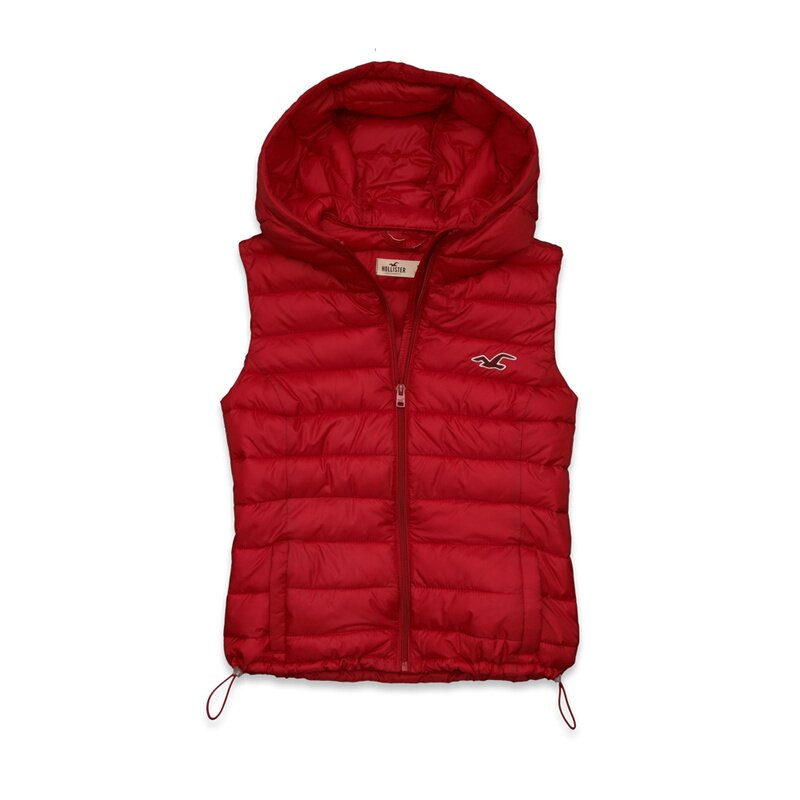 Hollister Femme 6325 Doudoune sans manches rouge