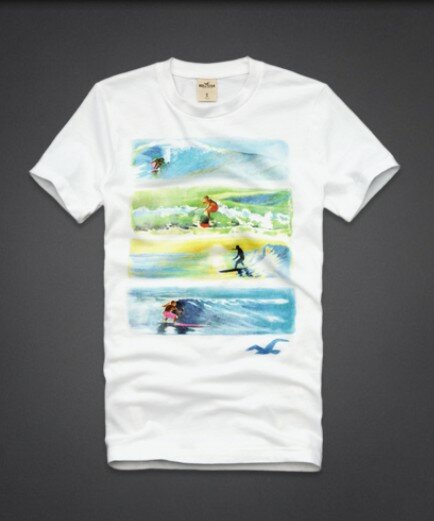 Hollister Homme 5881 T-Shirts boutique