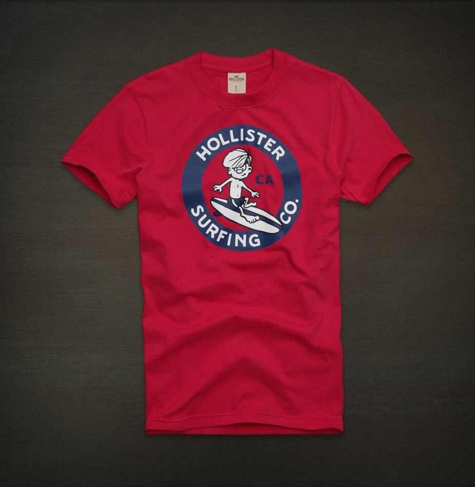 Hollister Homme 5885 T-Shirts boutique