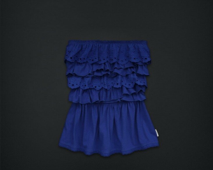 Sexy Abercrombie and Fitch Femmes Robe tube en Bleu