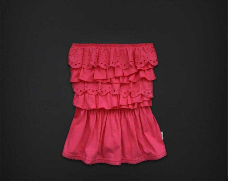 Sexy Abercrombie and Fitch Femmes Robe tube en Rose