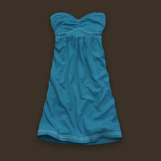 Simple Abercrombie and Fitch Femmes Robe tube en Acide Bleu