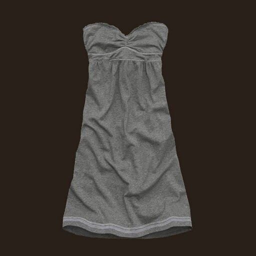 Simple Abercrombie and Fitch Femmes Robe tube en Gris