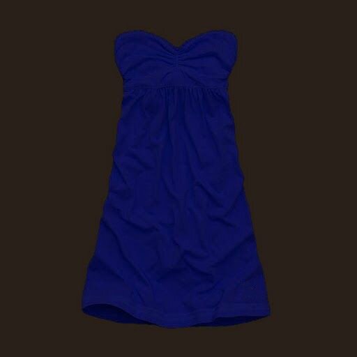 Simple Abercrombie and Fitch Femmes Robe tube en Marine