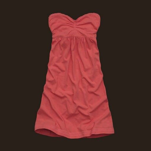 Simple Abercrombie and Fitch Femmes Robe tube en Orange