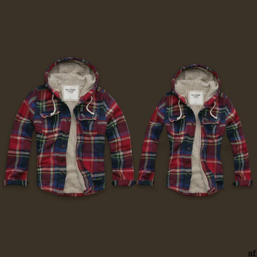 Abercrombie couple 4049 Sweats à capuche mode rouge