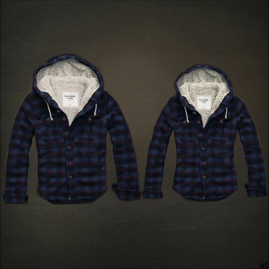 Abercrombie couple 4048 Sweats à capuche mode saphir