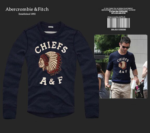 Abercrombie & Fitch Homme 2486 T-Shirts manches longues