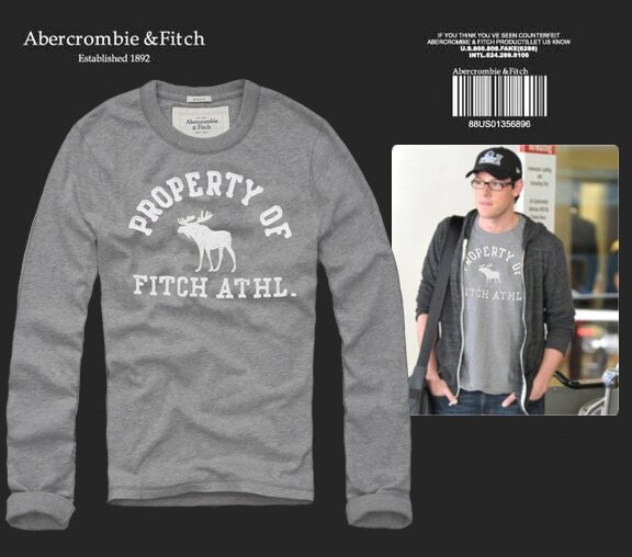 Abercrombie & Fitch Homme 2489 T-Shirts manches longues