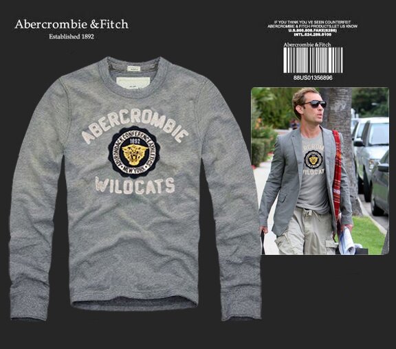 Abercrombie & Fitch Homme 2505 T-Shirts manches longues