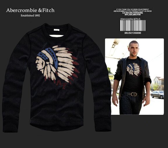 Abercrombie & Fitch Homme 2507 T-Shirts manches longues