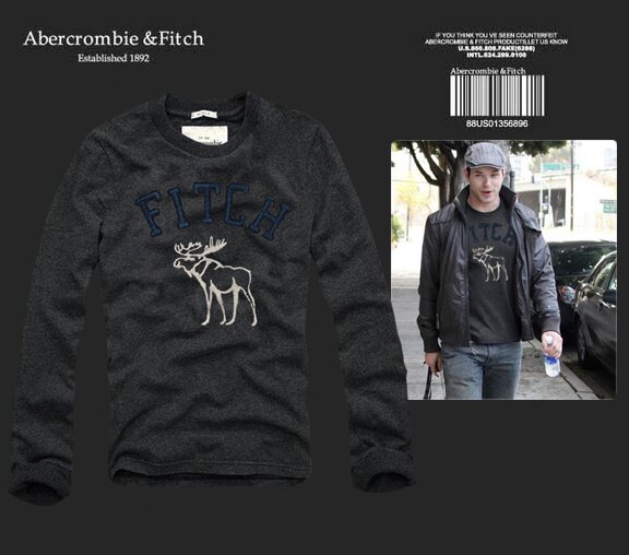 Abercrombie & Fitch Homme 2512 T-Shirts manches longues
