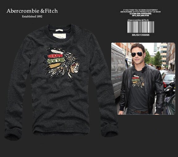 Abercrombie & Fitch Homme 2515 T-Shirts manches longues
