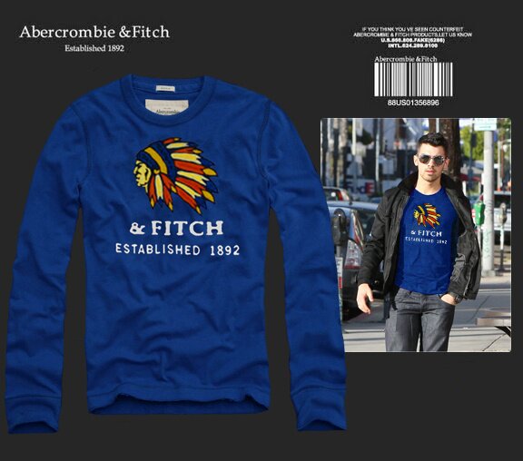 Abercrombie & Fitch Homme 2533 T-Shirts manches longues