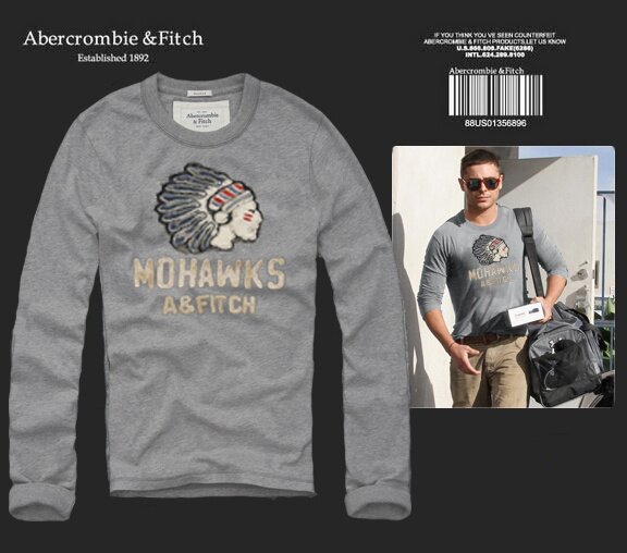 Abercrombie & Fitch Homme 2535 T-Shirts manches longues