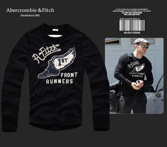 Abercrombie & Fitch Homme 2541 T-Shirts manches longues