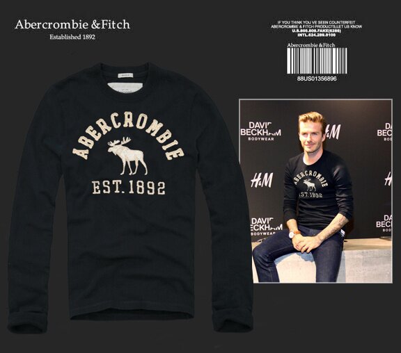 Abercrombie & Fitch Homme 2550 T-Shirts manches longues