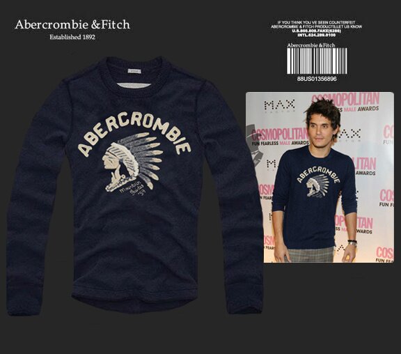 Abercrombie & Fitch Homme 2565 T-Shirts manches longues