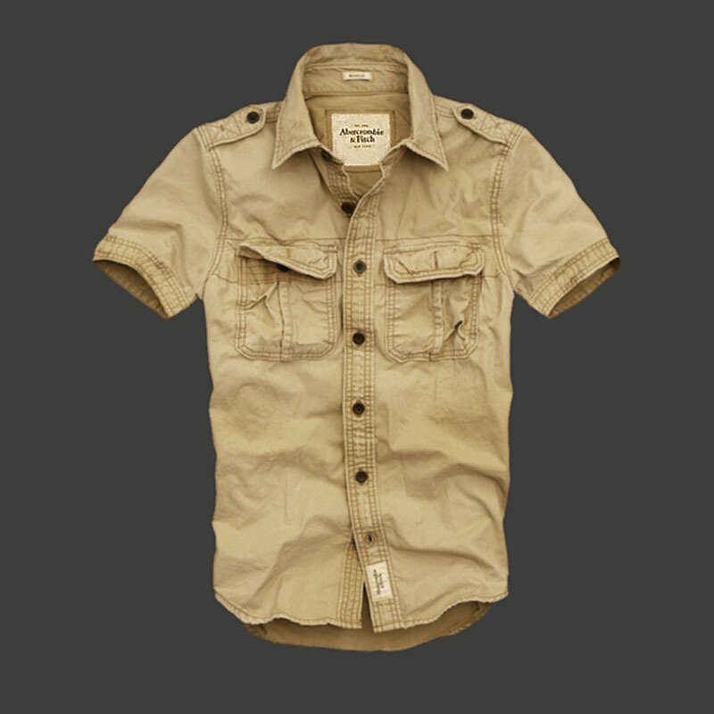Abercrombie Homme 3378 Washed Short Chemises
